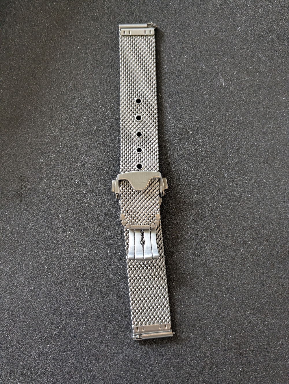 Mesh Watch Band - Silver Omega Seamaster Diver 300M